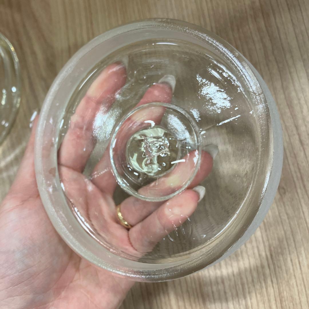 ガラス製 標本瓶 2本