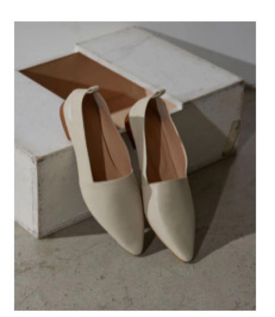 ガリャルダガランテ　【2.718】ソフトスリッポン　アイボリー　サイズ37