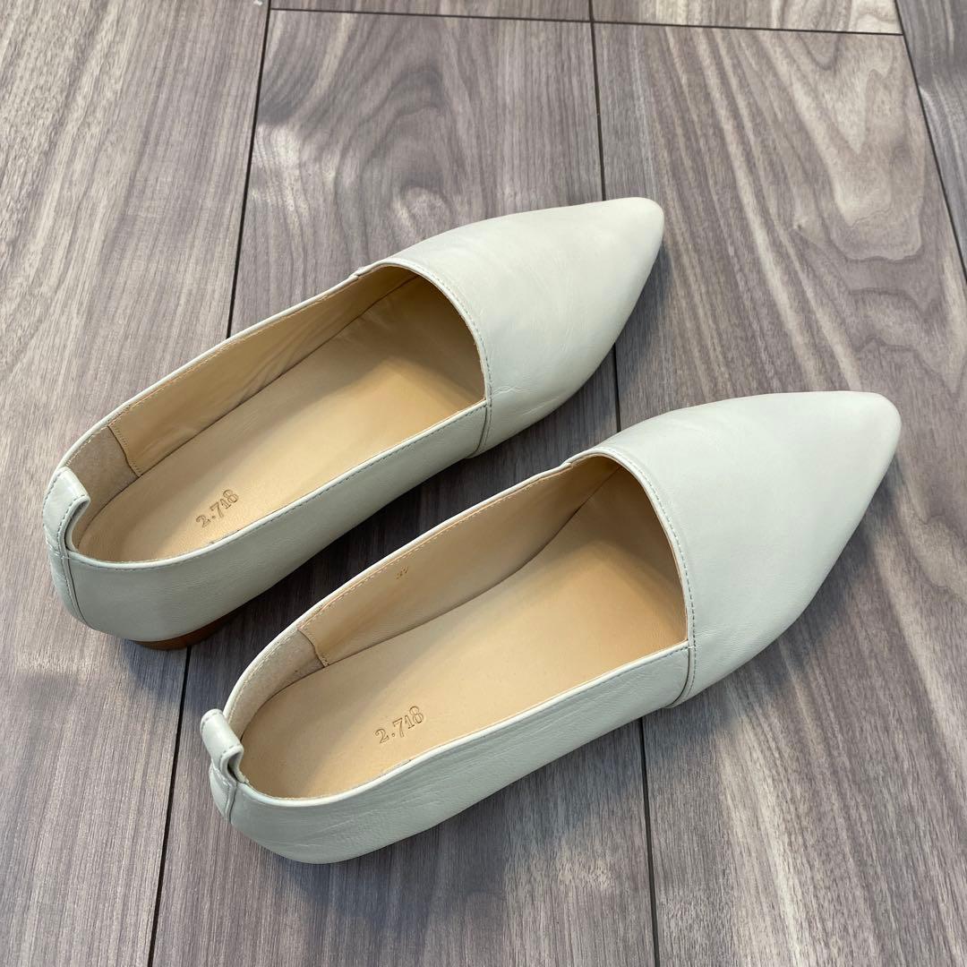 ガリャルダガランテ　【2.718】ソフトスリッポン　アイボリー　サイズ37