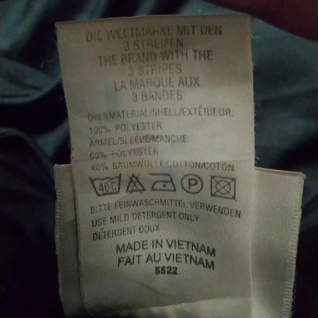 90s アディダス 刺繍 アームロゴ アーム着脱可 異素材 トラックジャケット