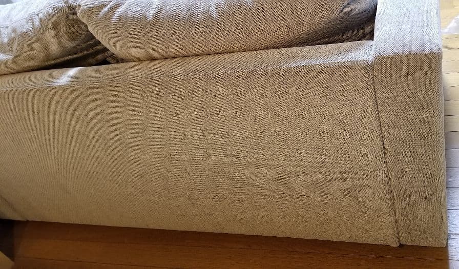 ニトリ　布製カウチソファベッド大型収納付