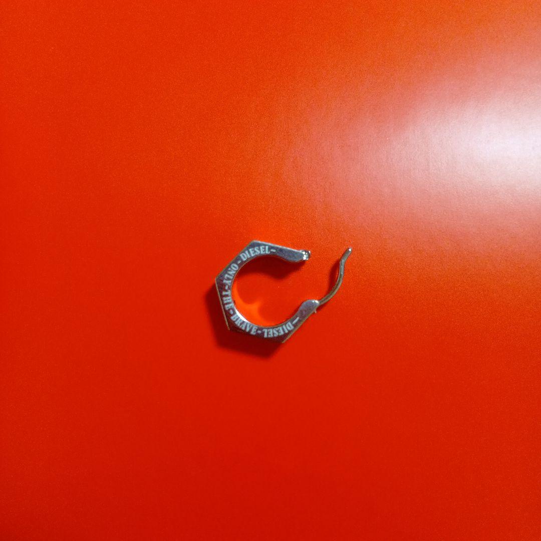 DIESEL DX145 00DW シルバー ピアス(片耳用)