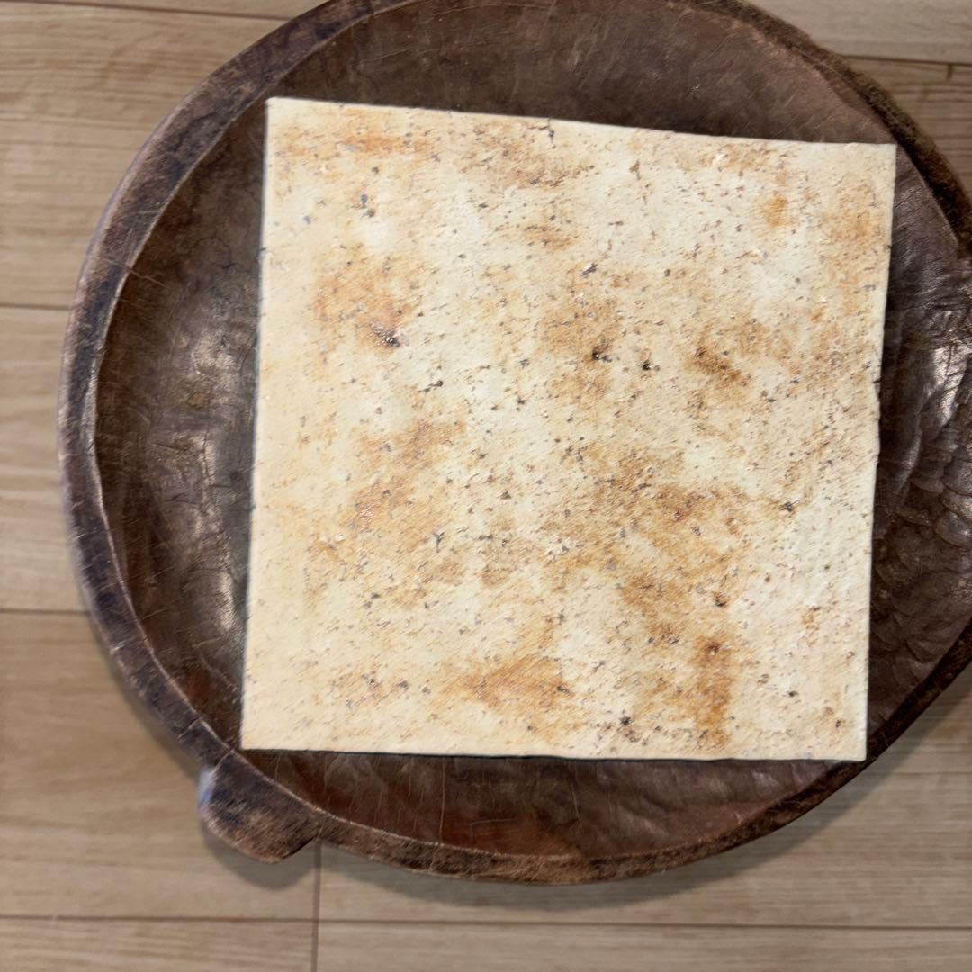 内田鋼一氏作 加彩盤(小)