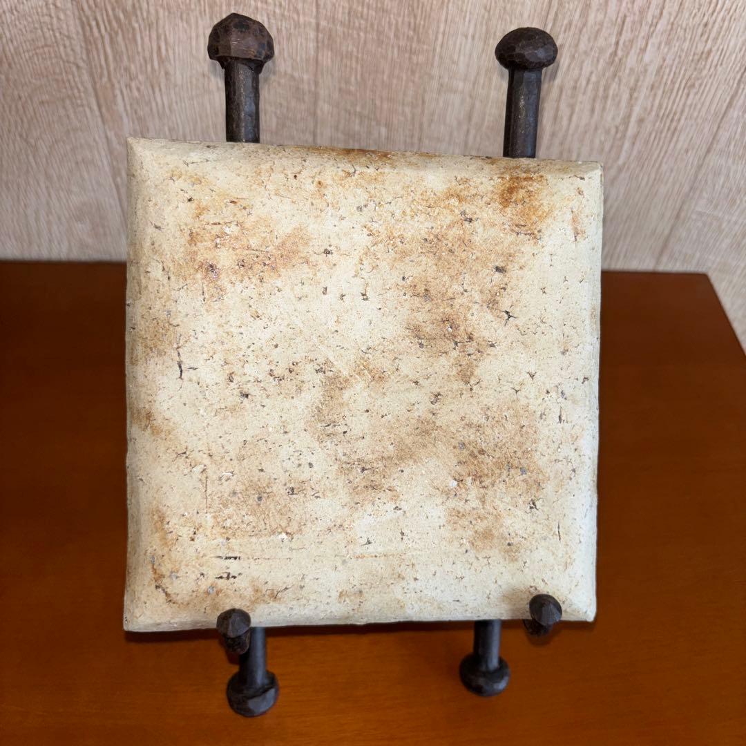 内田鋼一氏作 加彩盤(小)