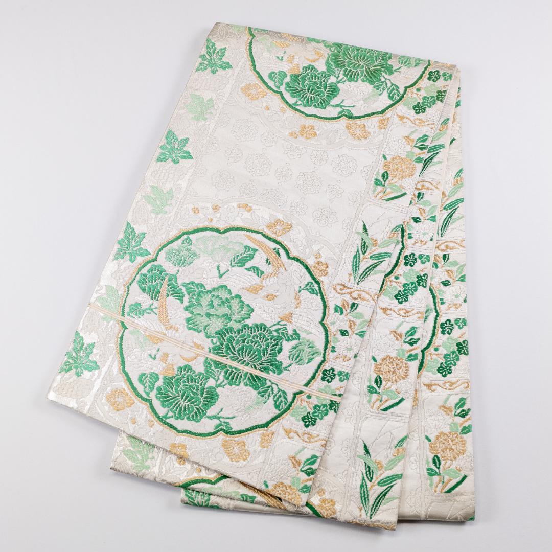 ポップコーン R7SK1315 振袖+帯 2点セット 襦袢おまけ付 シルク