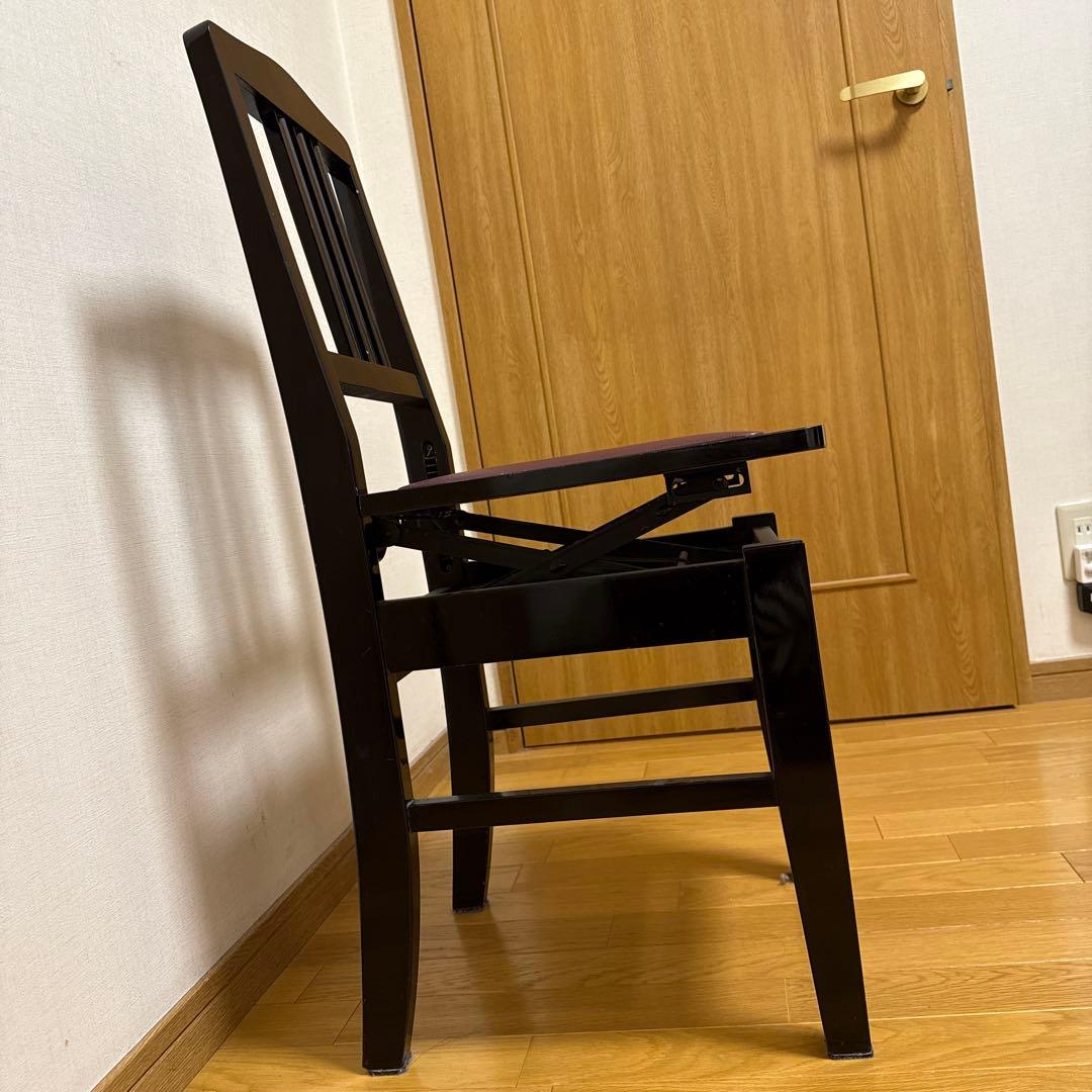 ピアノ椅子　トムソン　背もたれ付き