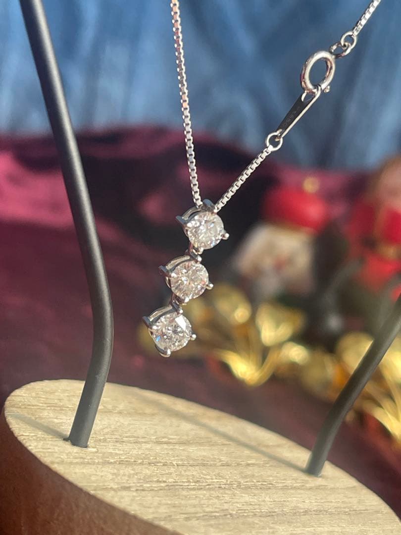 オンナの決意はカタイ⭐︎ 1ct ダイヤ⭐︎PT900 PT850 トリロジー