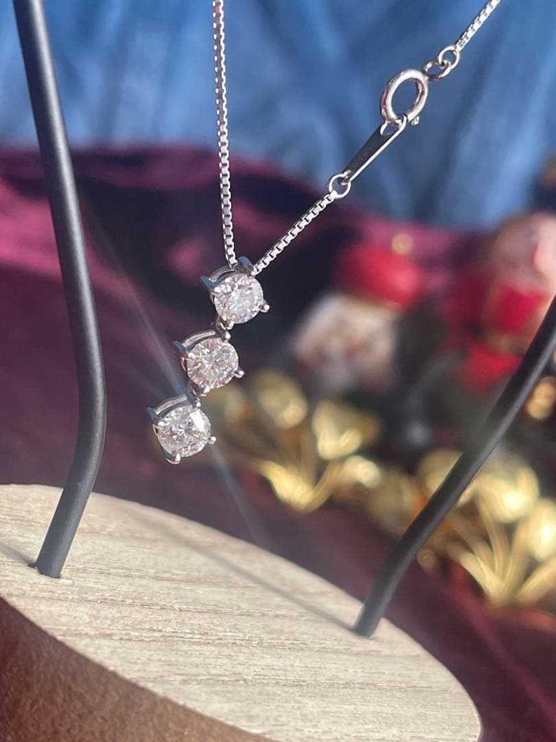 オンナの決意はカタイ⭐︎ 1ct ダイヤ⭐︎PT900 PT850 トリロジー