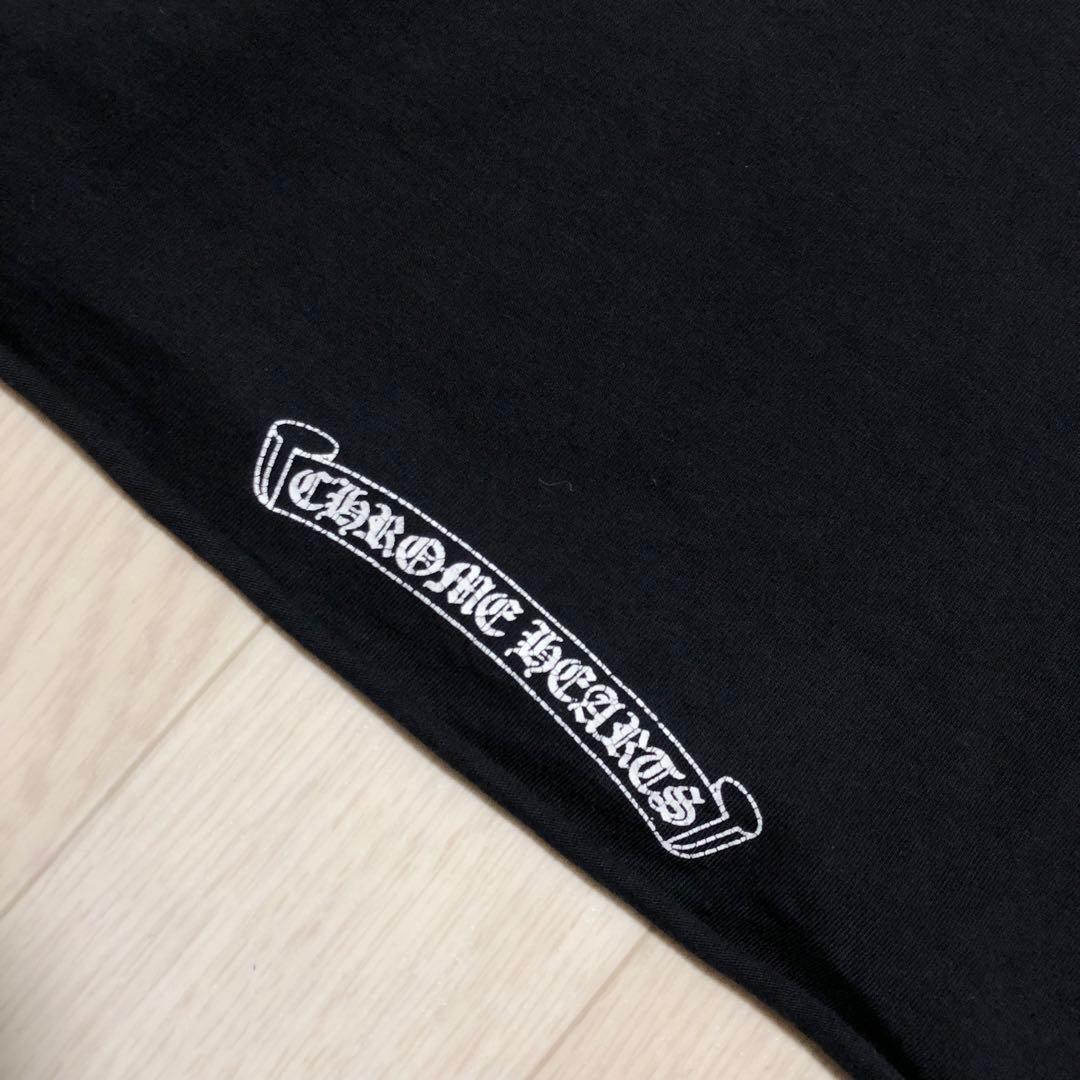 クロムハーツ　長袖シャツ　ロンT ブラック　L ジャパンタグ　4S308