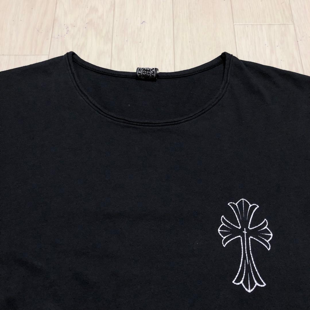 クロムハーツ　長袖シャツ　ロンT ブラック　L ジャパンタグ　4S308