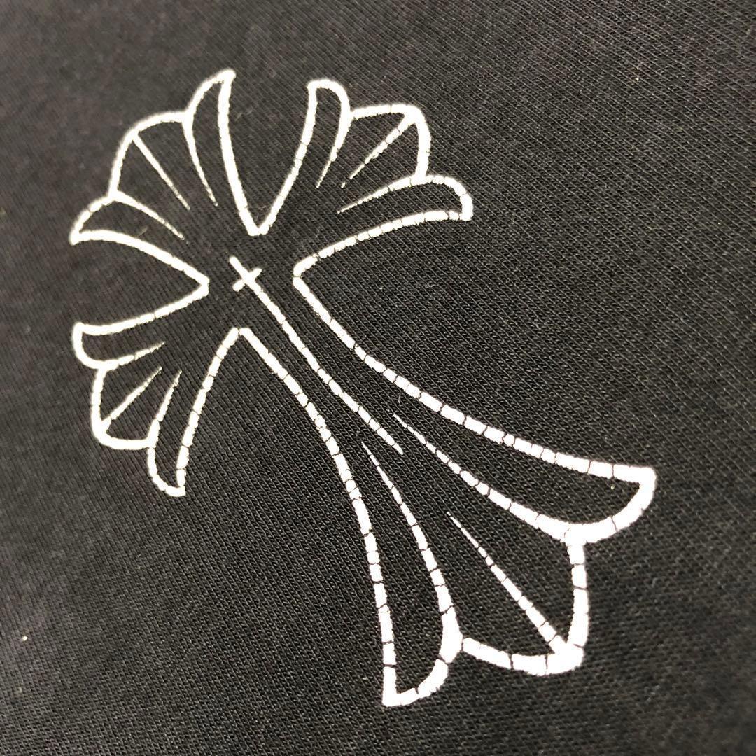 クロムハーツ　長袖シャツ　ロンT ブラック　L ジャパンタグ　4S308