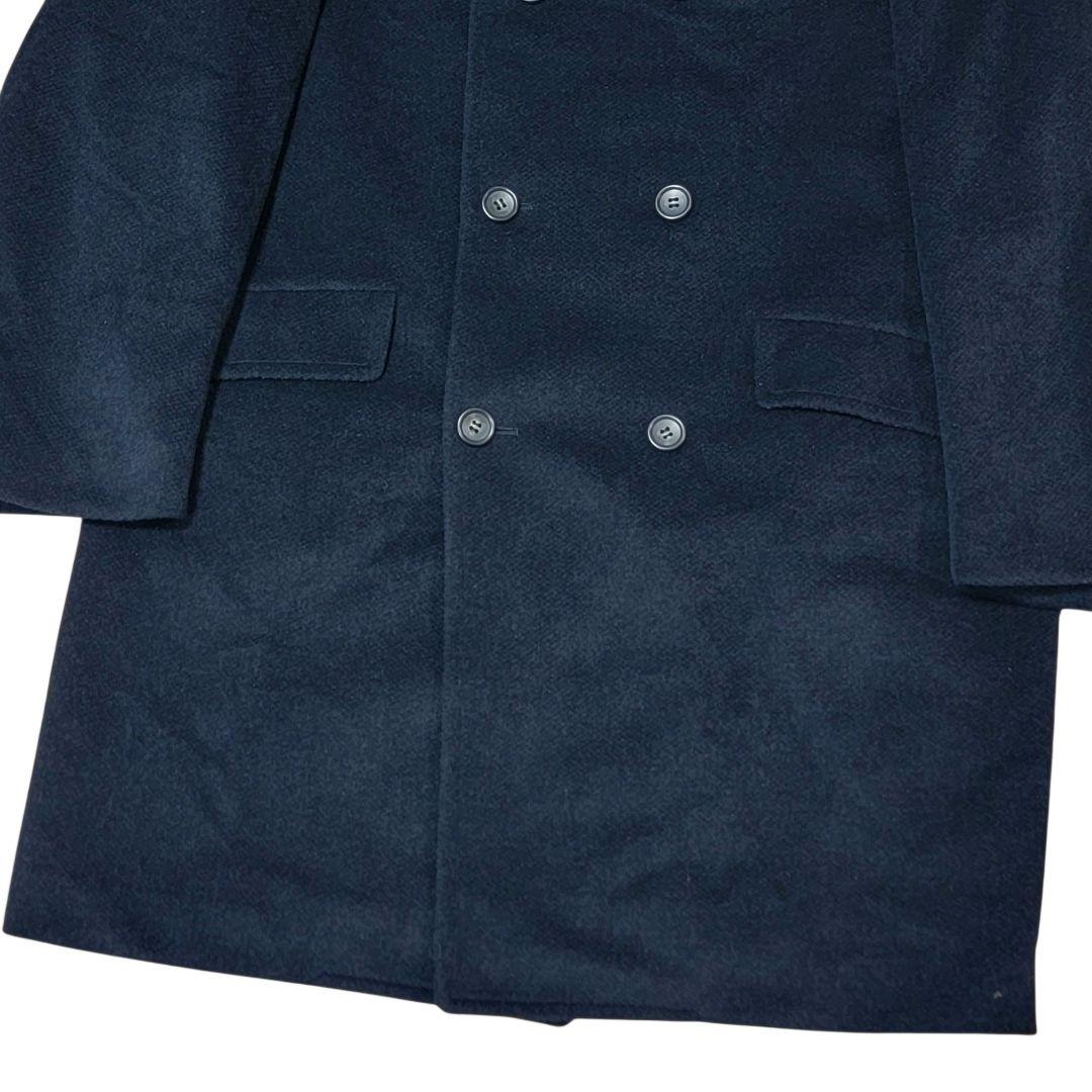 【アンゴラを纏う】ほぼ未使用 オースチンリード ダブルブレストコート XL