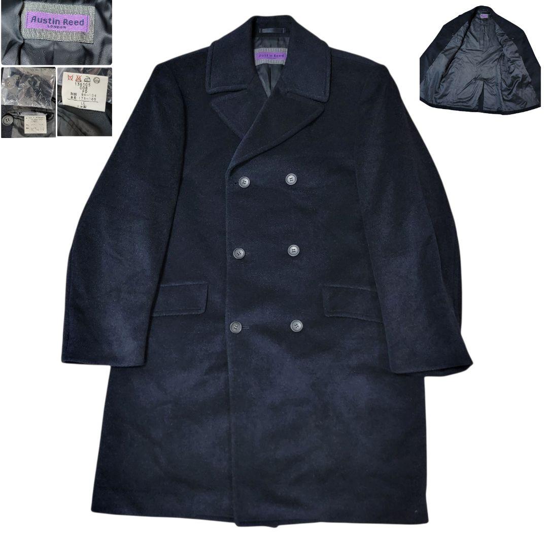 【アンゴラを纏う】ほぼ未使用 オースチンリード ダブルブレストコート XL