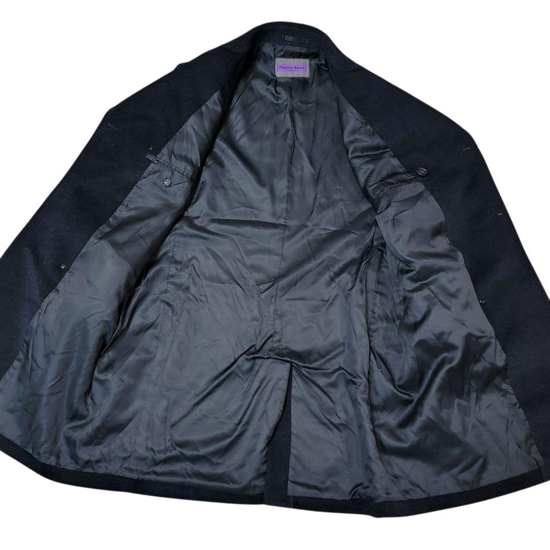 【アンゴラを纏う】ほぼ未使用 オースチンリード ダブルブレストコート XL