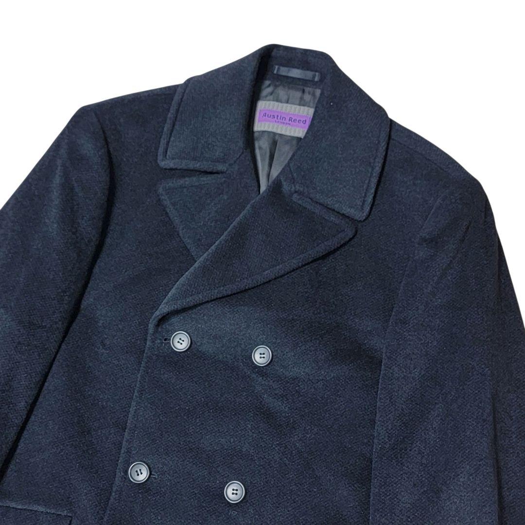 【アンゴラを纏う】ほぼ未使用 オースチンリード ダブルブレストコート XL