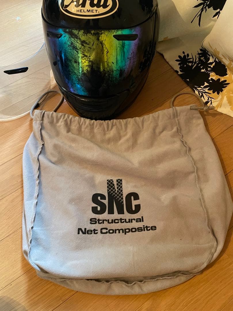 Arai RX7 RR5 グラスブラック59-60cm 透明シールド付