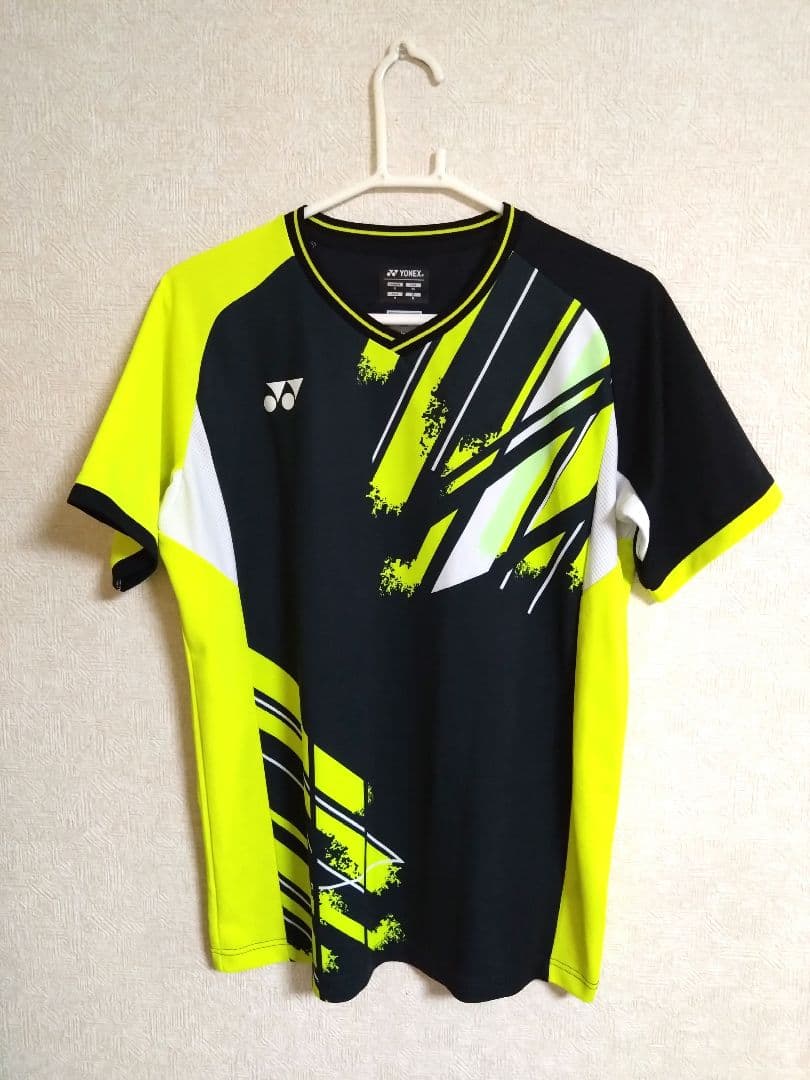 YONEXヨネックス ブラックイエローゲームウェア
