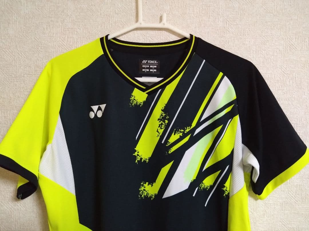 YONEXヨネックス ブラックイエローゲームウェア