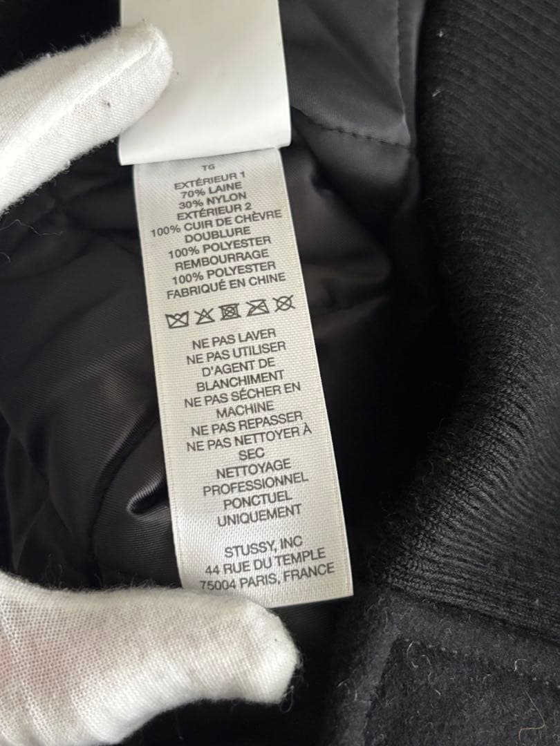 ステューシー 　スヌーシー　グローブバーシティ　ジャケット　ブルゾン※希少サイズ