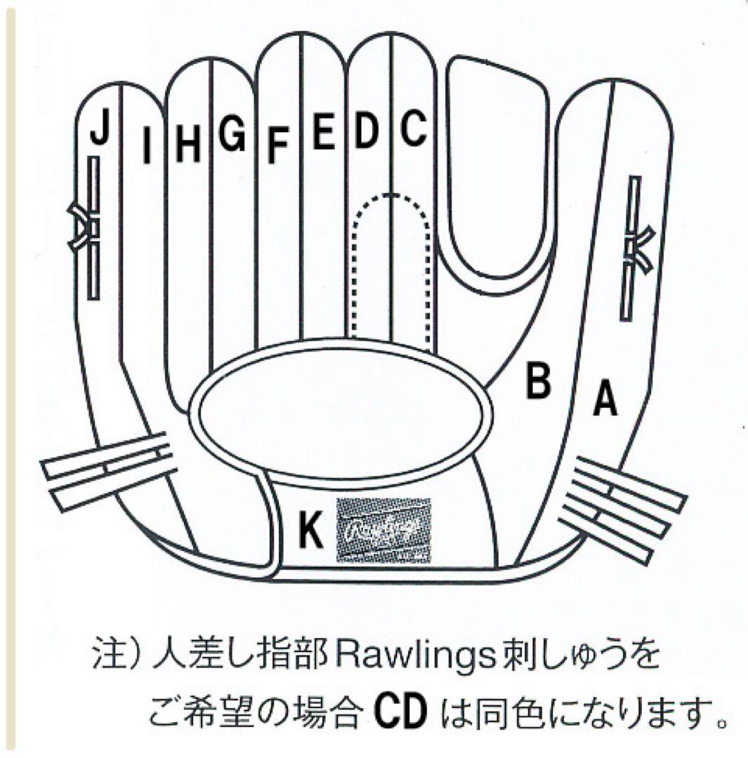 ローリングス 軟式オーダーグラブ 　　　　　　　　　　　　　（外野手用）