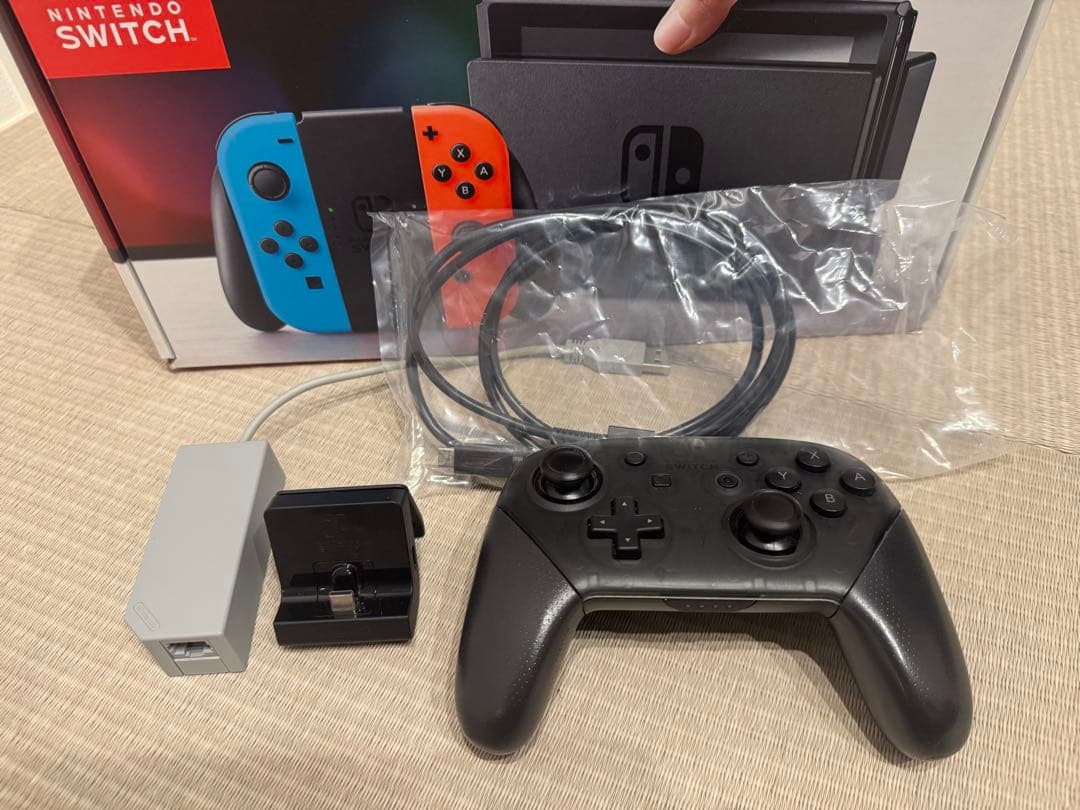 Nintendo Switch +プロコン SDカードセット