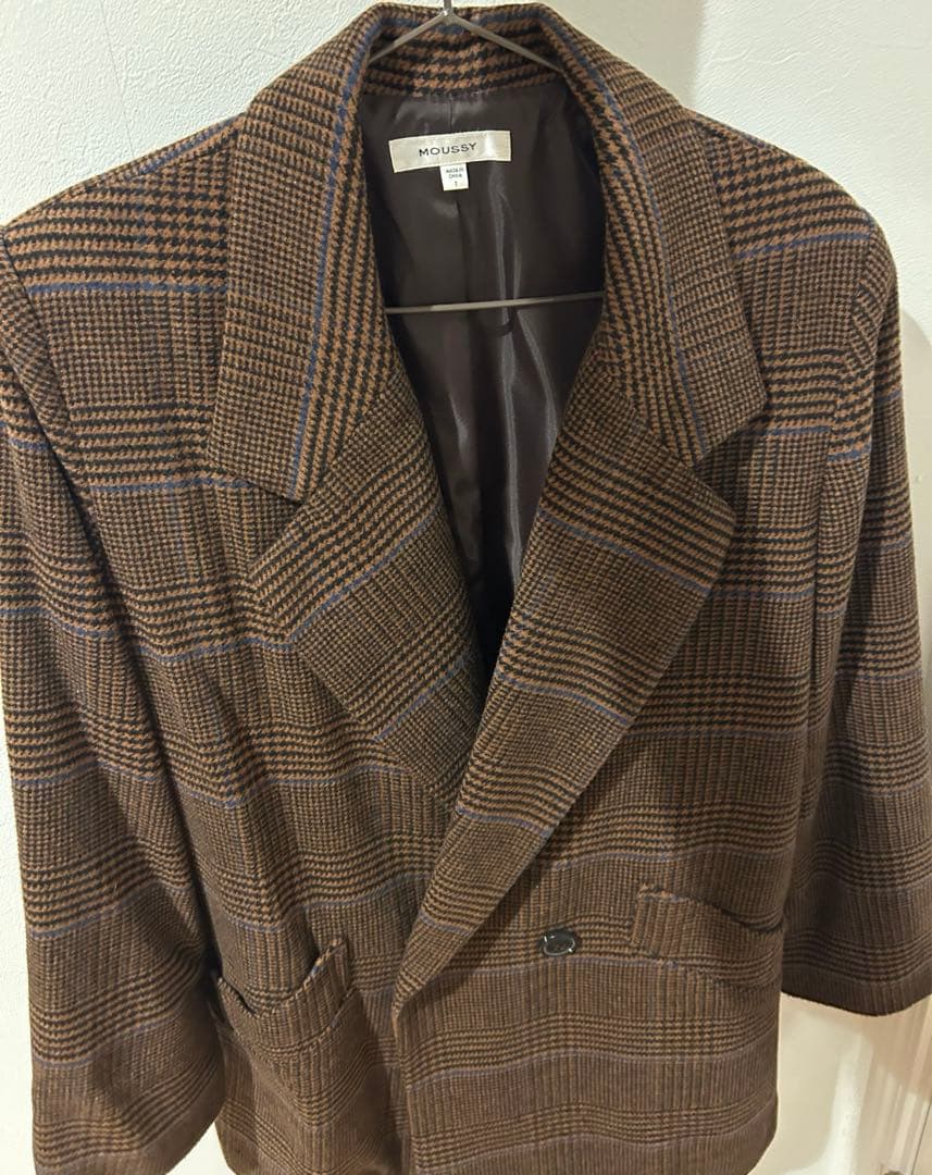 MOUSSY マウジー　CHECK MIDDLE ジャケット