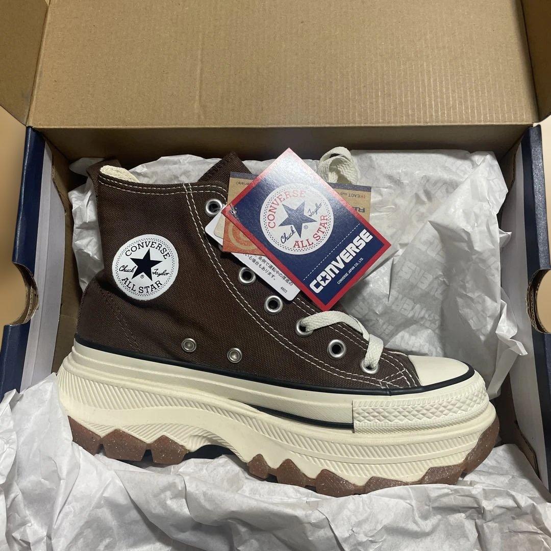 新品！コンバースCONVERSE厚底ジップオールスタートレックウェーブ