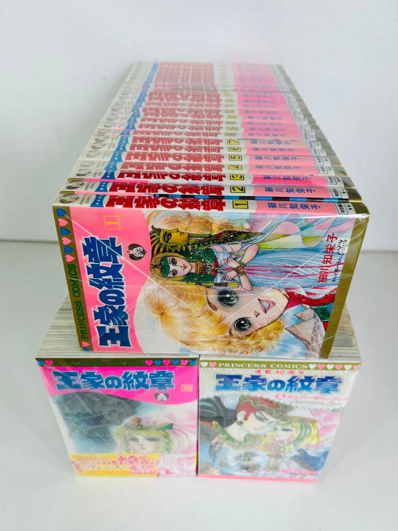 漫画コミック【王家の紋章 1-70巻＋30・40周年・全巻完結セット】細川智栄子