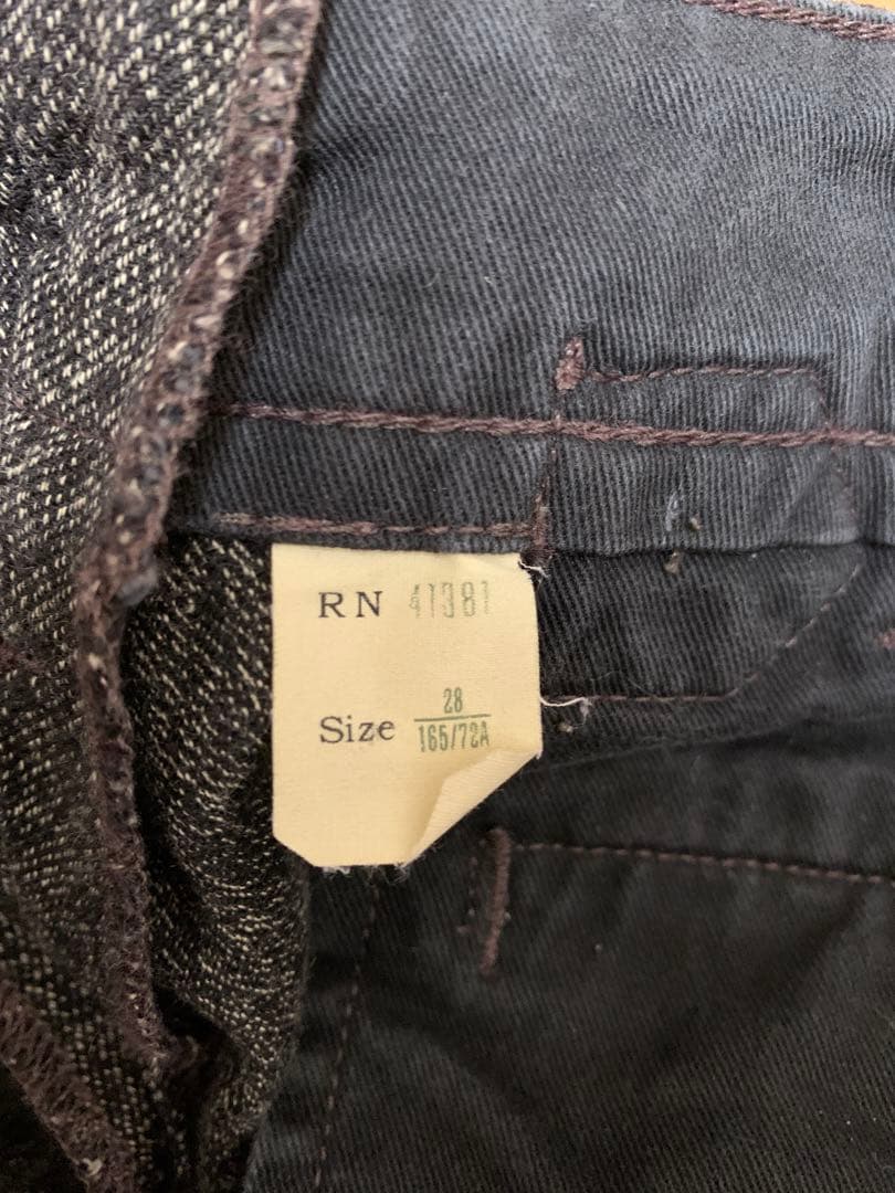 RRL ダブルアールエル　ダークグレー ストレートパンツ サイズ28