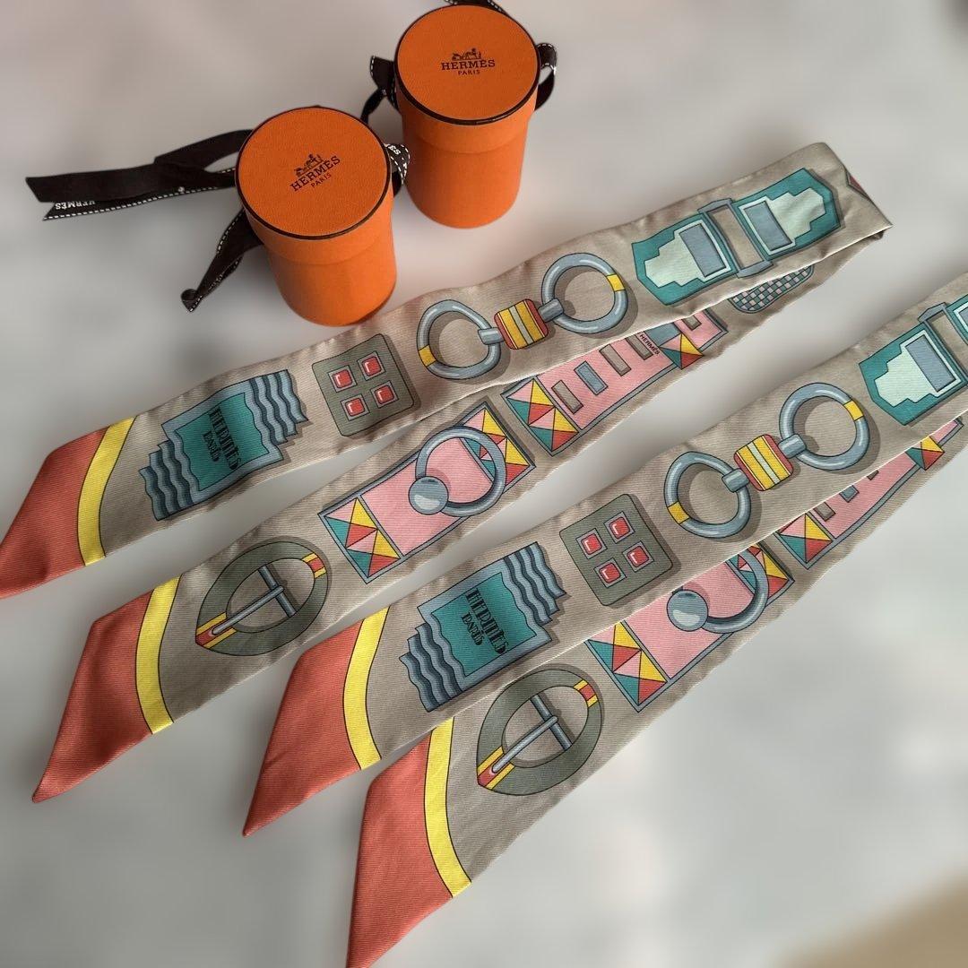 HERMES エルメス ツイリー 2本セット