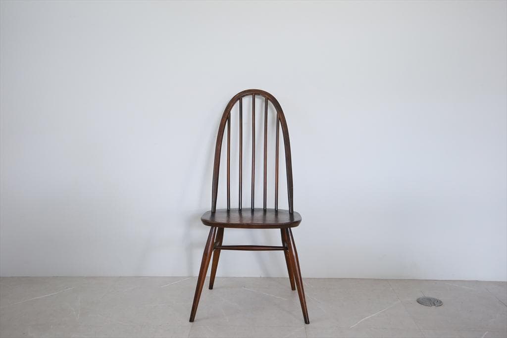 英国アンティークアーコールクエーカーチェア/ダイニングイス(89-115-4)