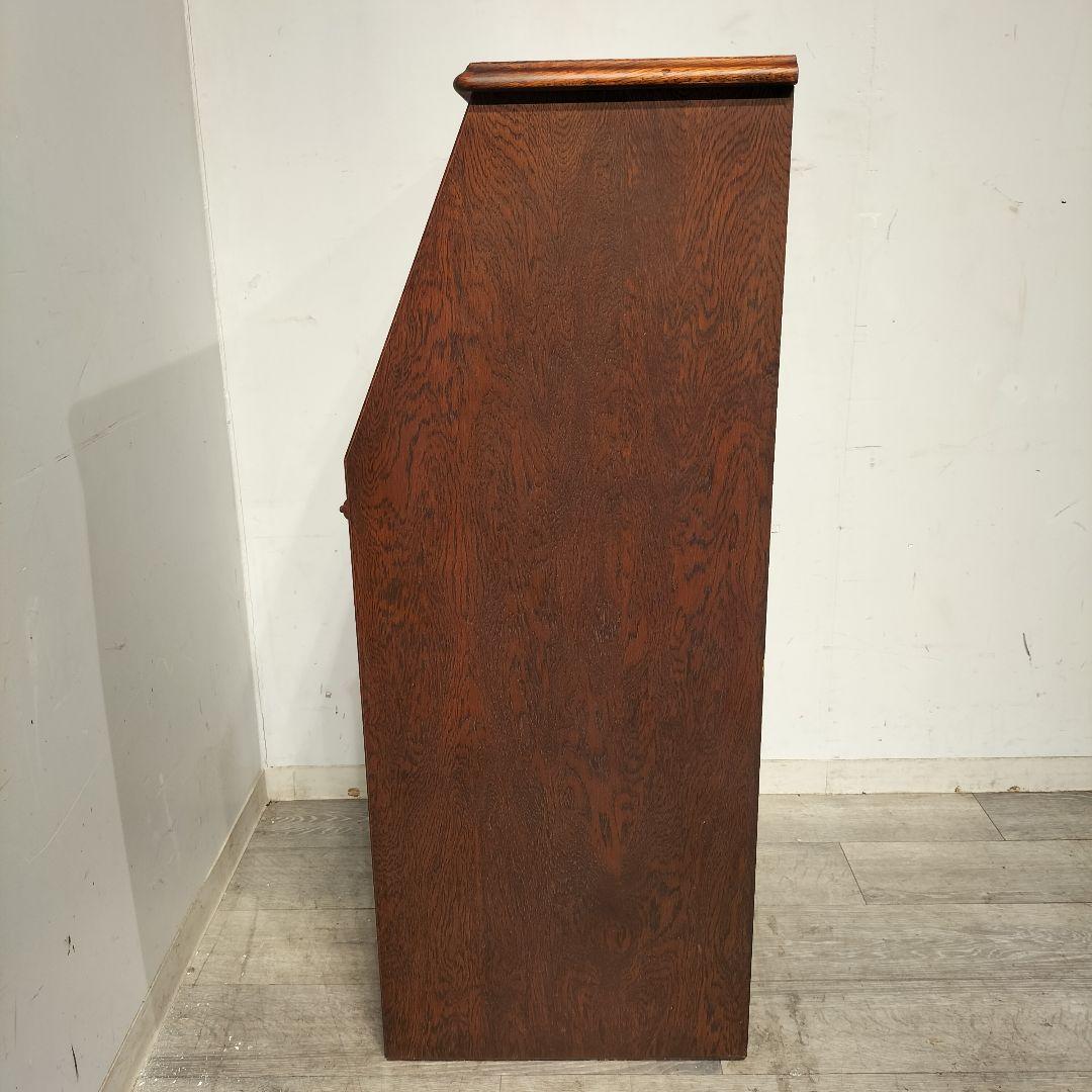 M♦ライブラリアン送料込　希少　職人堅木　ライティングビューロー　デスク