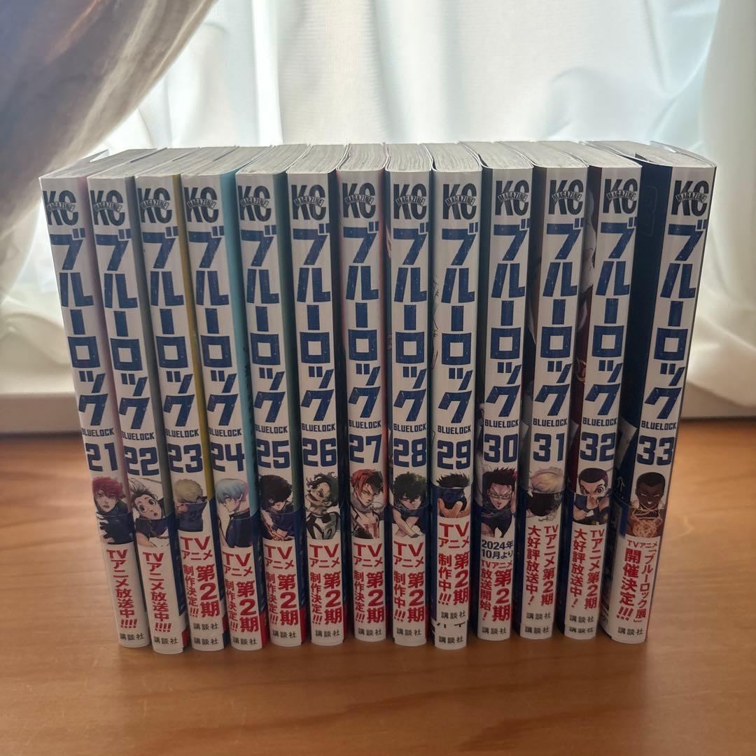 ブルーロック 42冊セット（1～33巻, 凪1～6,キャラブック1冊,小説2冊）
