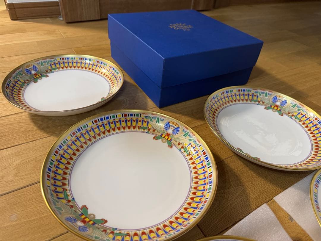 リチャードジノリ　『ケディベ』 ラウンドプラター23cm 5枚セット