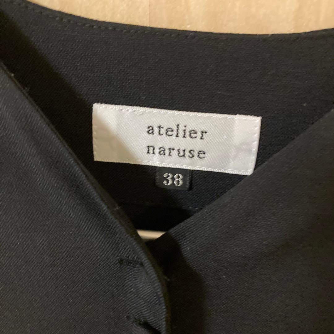 atelier naruse クルミボタンフォーマルワンピース サイズ38
