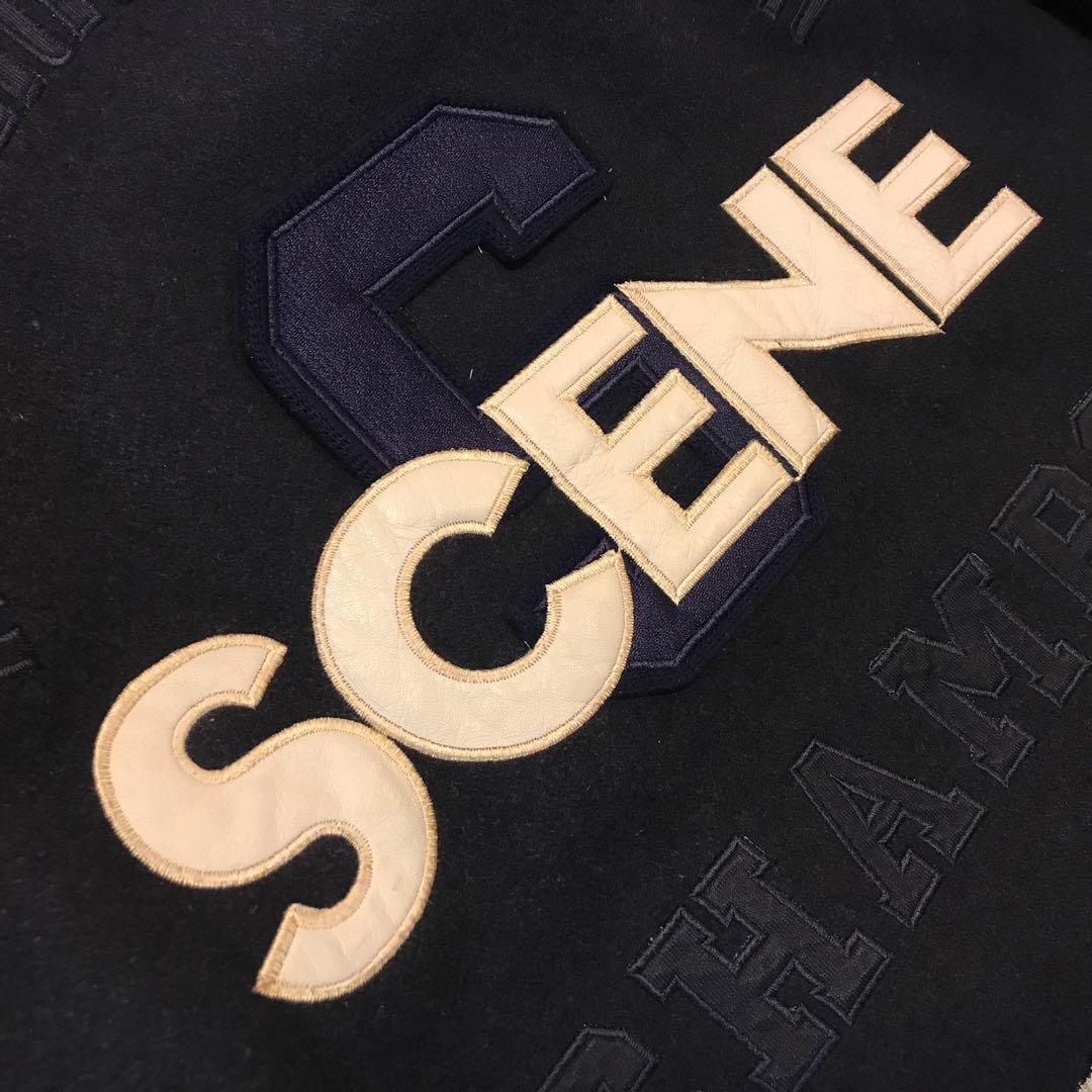 American Champs スタジャン ネイビー/ベージュ