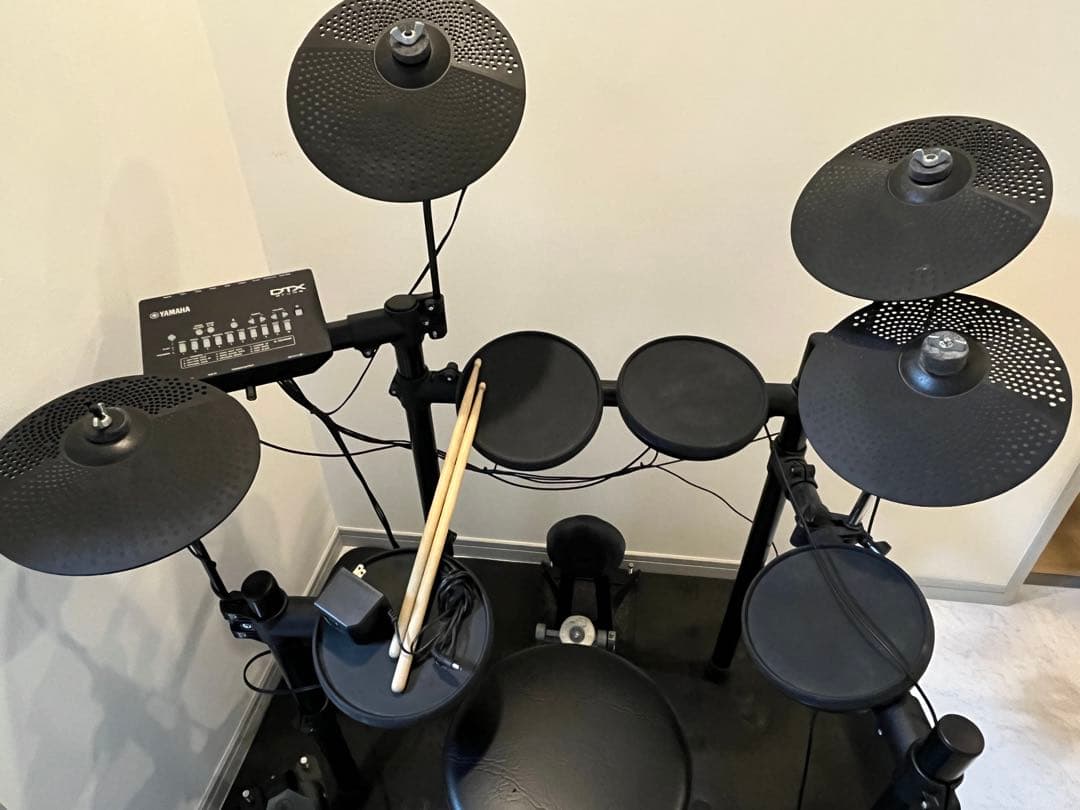 こ*様 YAMAHA / DTX432K 電子ドラム 追加シンバル・椅子他付属品