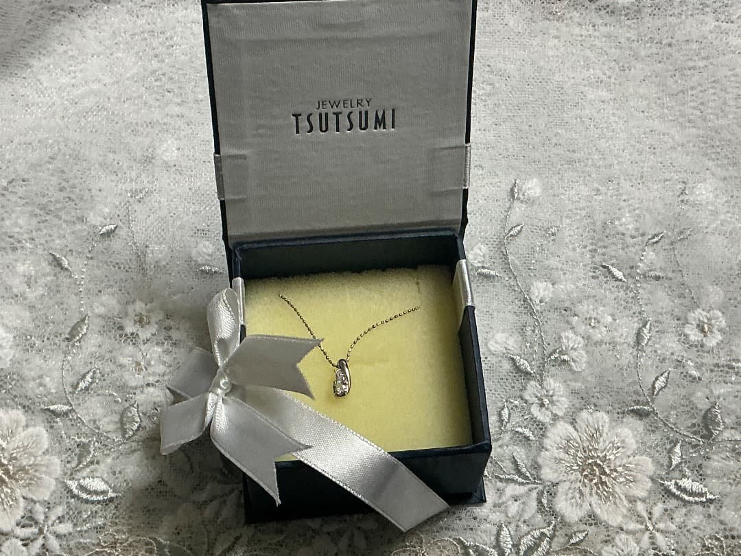 アクアマリンプチネックレス