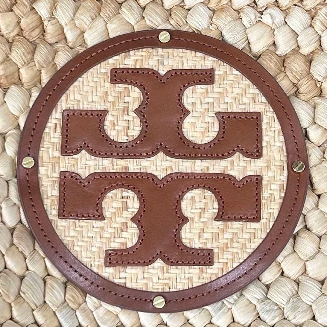 【極美品】トリーバーチ エラ トートバッグ かごバッグ レザー 肩掛け A4可