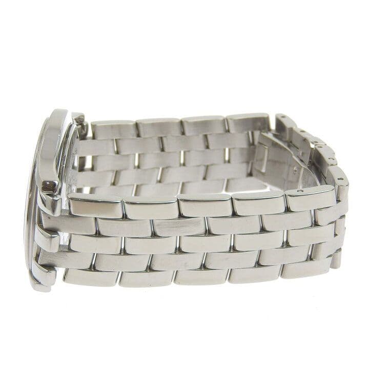 お*ー様 ☆極美品大人気グッチ時計5500M 黒文字盤ステンレススチール スイス