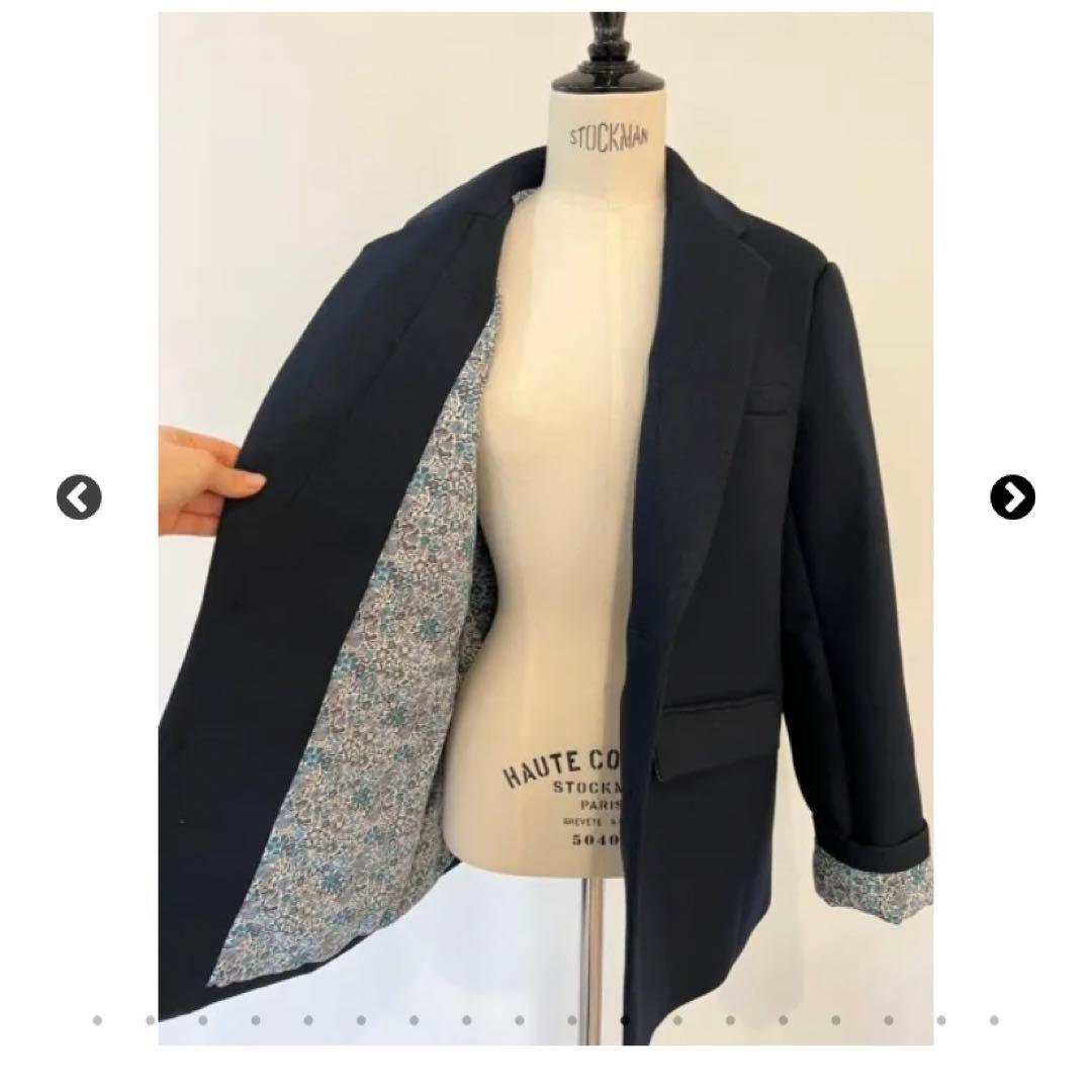 ロージーモンスター　フラワープリントオーバーテイラードジャケット