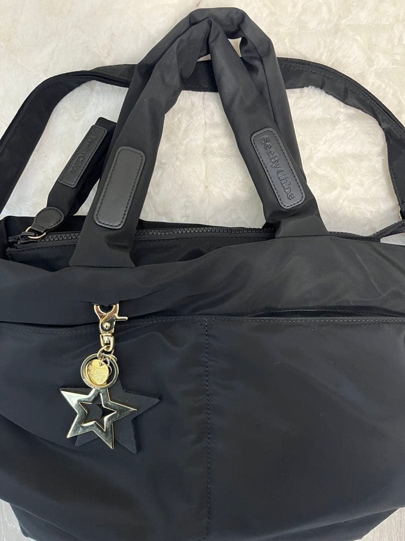 シーバイクロエ　ジョイライダー/ナイロン トートバッグ　ブラック