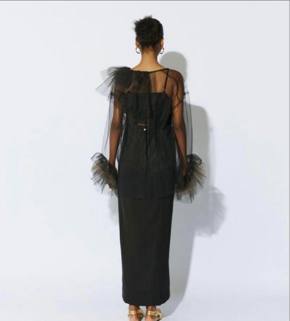 ワンピース andresd blooming tulle dress