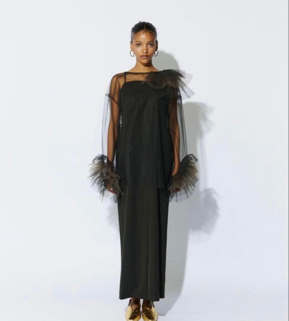 ワンピース andresd blooming tulle dress