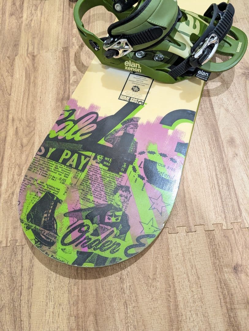 ROME スノーボード 143cm バッグ付き