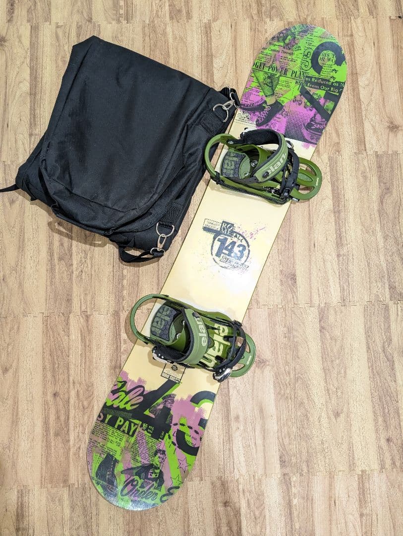 ROME スノーボード 143cm バッグ付き