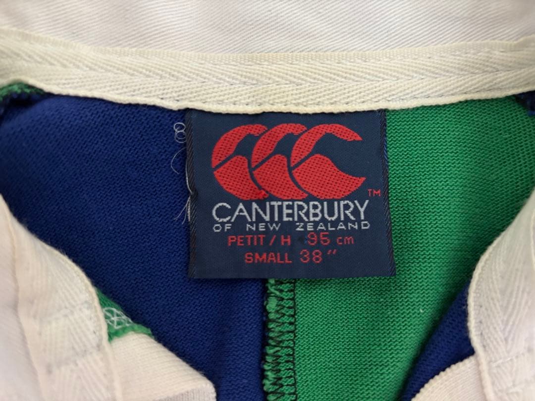 CANTERBURYカンターベリー　マルチカラー ラガーシャツ 長袖