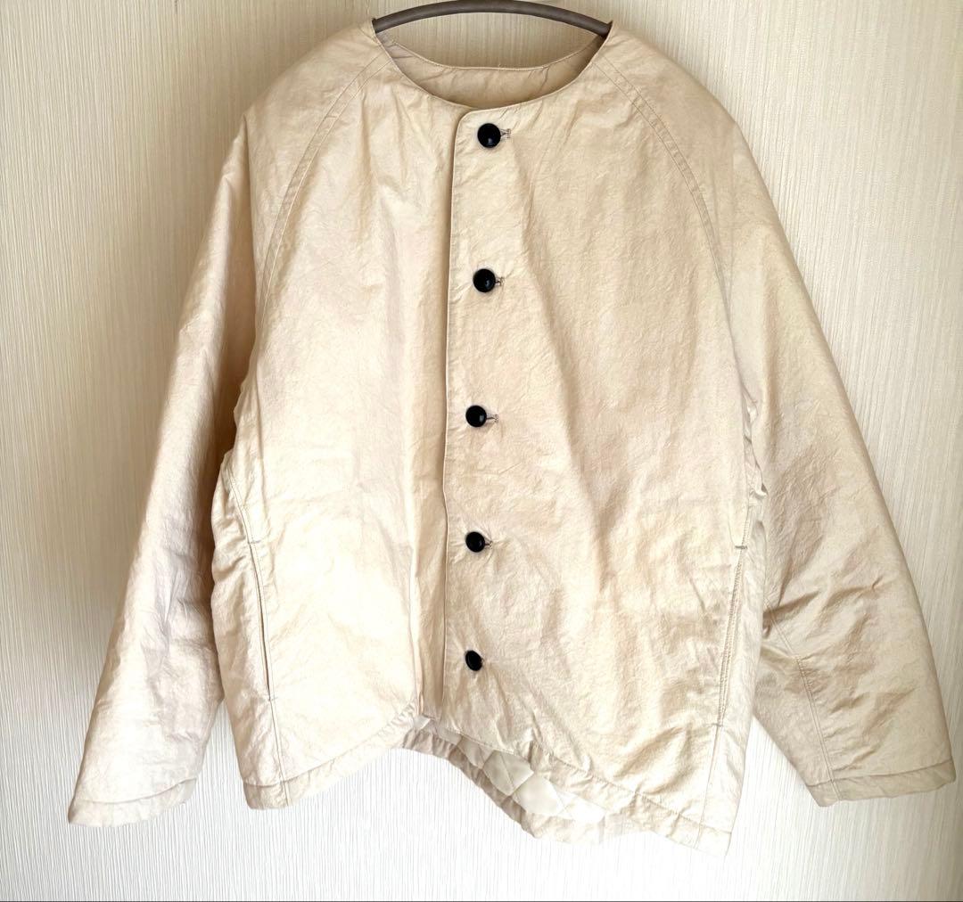 かぐれ 中綿ノーカラージャケット