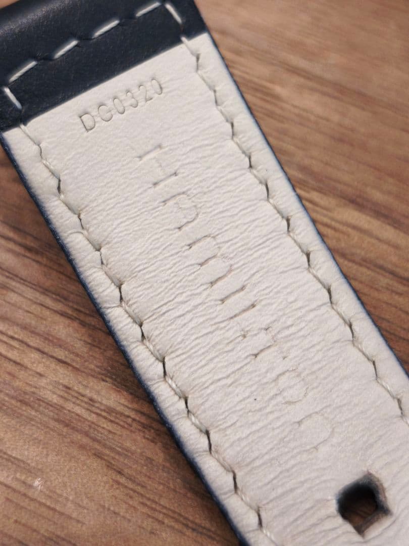 【美品】ハミルトン カーキ 純正ベルト 取付幅20mm レザー