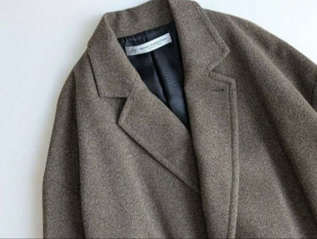 JOURNAL STANDARD LUXE ライクツィードWブレストコート